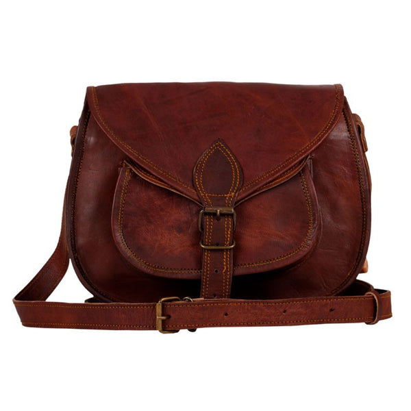 ladies brown leather handbags