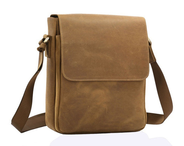 Small Men&#39;s Leather Crossbody Bag | High On Leather