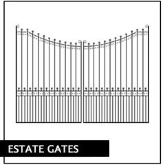 metal estate gate