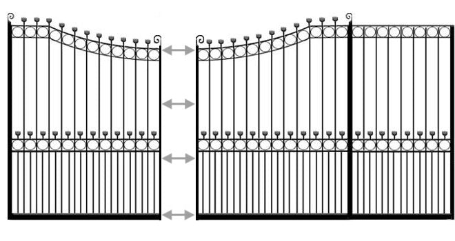 example of hertfordshire sliding metal gate