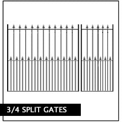 metal split gate