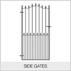 Side Gates - Metal, Wrought Iron