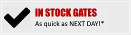 In stock gates and railings
