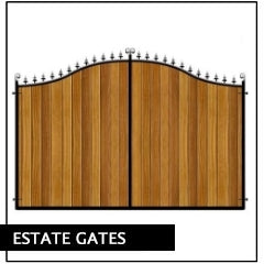 Metal Framed Estate Gates