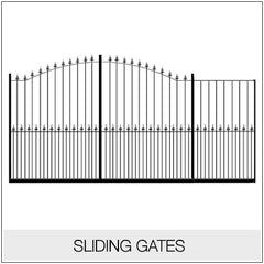 Sliding Gates - Metal/ Wrought Iron