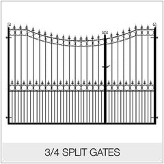 Split Gates - Metal/ Wrought Iron