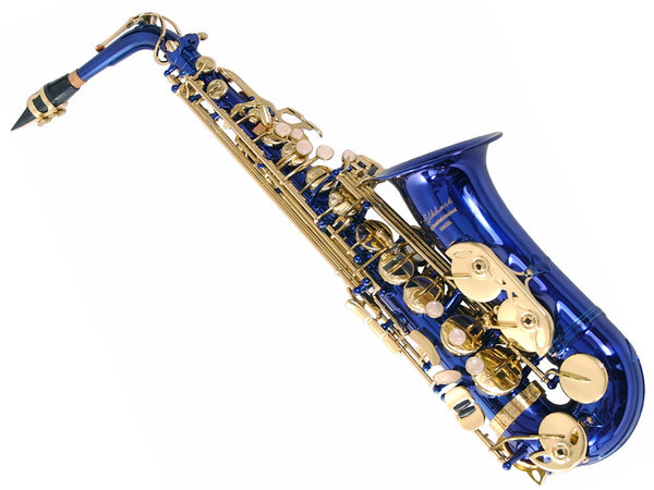 Elkhart Blue Lacquer 100ASBL Alto Saxophone