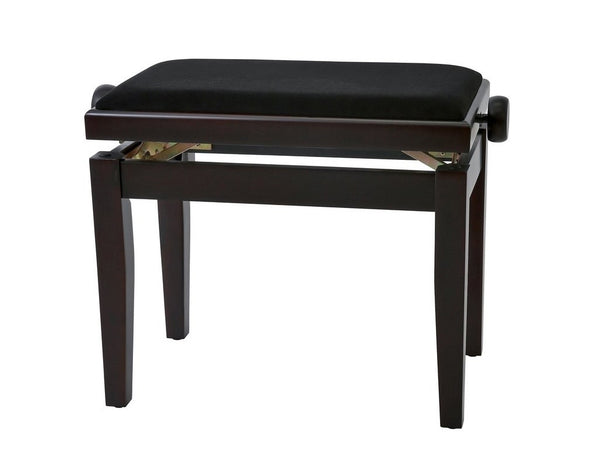 Chesterwood 1 Adjustable Piano Stool Black Silk - Various Tops Available