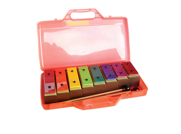 Coloured Chime Bar Set in Case - PP935