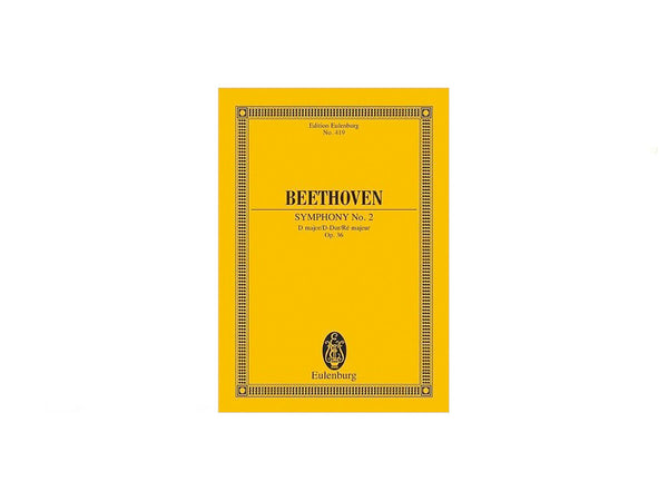 Beethoven Symphony No.2 D Miniature Score