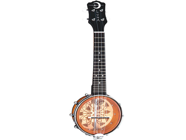 Luna Guitars UKE B6 KALO 6 inch Kalo Design Banjolele