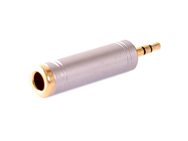 Stereo full size socket to stereo mini jack gold plated