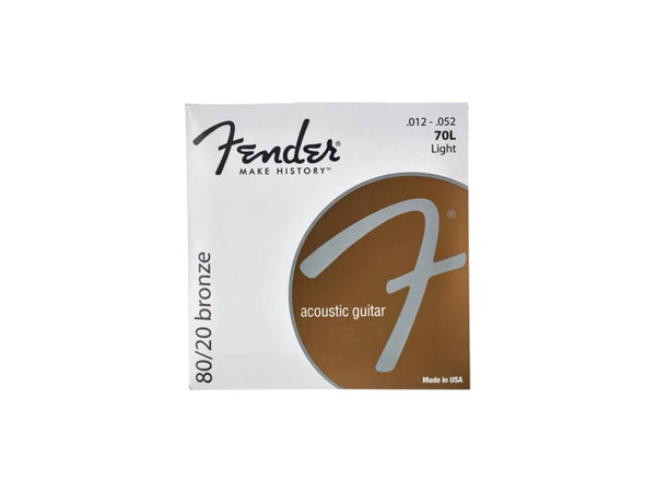 Fender 70L Bronze ball end strings 12-52