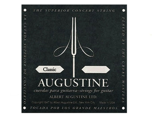 Augustine Black Classical Guitar Single String B 2nd