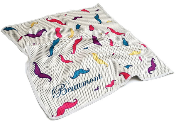 Beaumont Flute Inner Cleaning Cloth - Moustache Pop