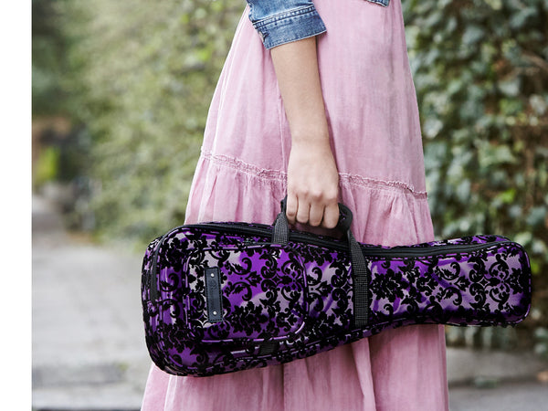 Beaumont Ukulele Case In Purple Lace