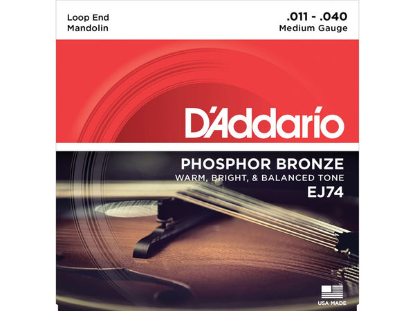 D'Addario Phosphor Bronze Mandolin Strings