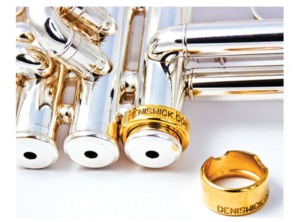 Denis Tone Collar Wick Cornet Mouthpiece Gold