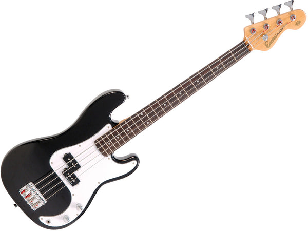 Encore 7/8 Bass Guitar (Short Scale) - Black