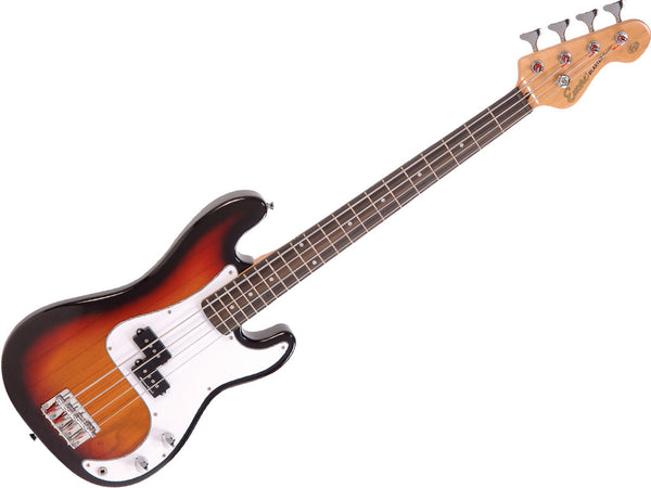 Encore 7/8 Bass Guitar (Short Scale) - Sunburst