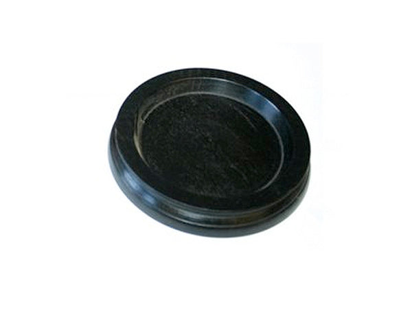 Ebony (70mm) Black Wood Castor Cup