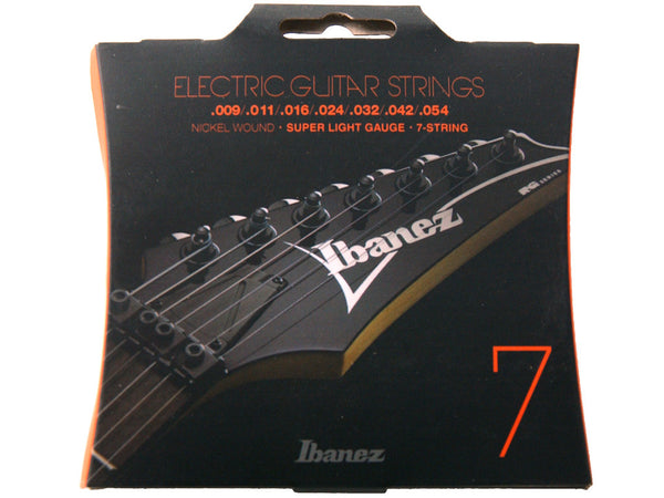 Ibanez 7 string electric guitar strings