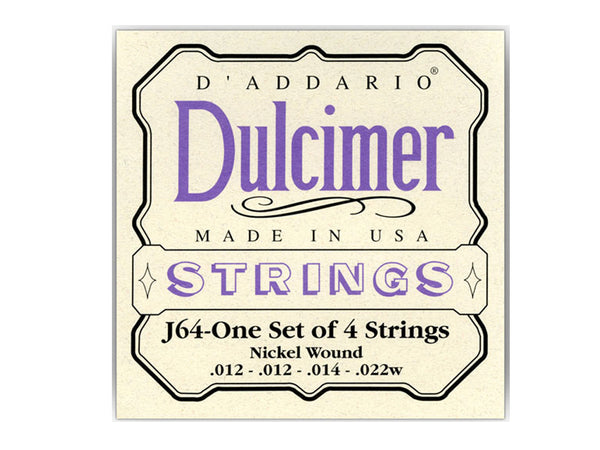 D'Addario J64 4-String Dulcimer Strings