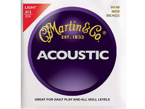 Martin M140 Acoustic Bronze Light Strings