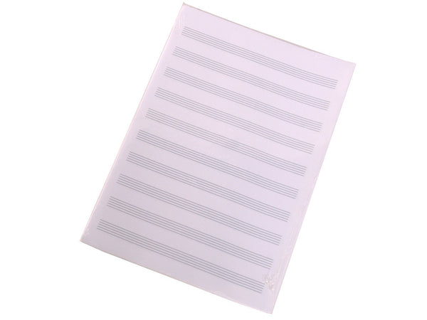 Manuscript Paper - A4 10 stave - 24 sheets