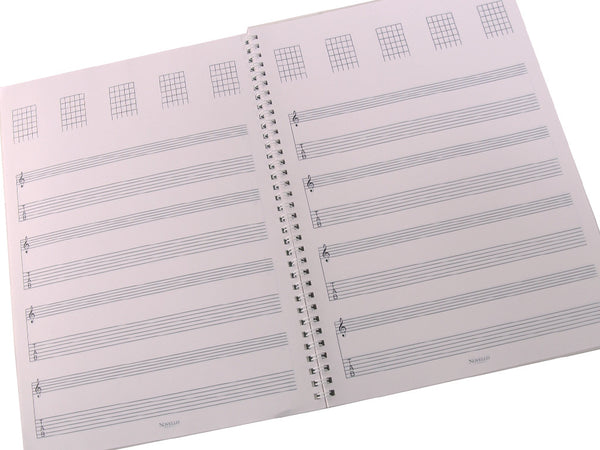 Manuscript Guitar Tab Pad - 4 Stave - A4