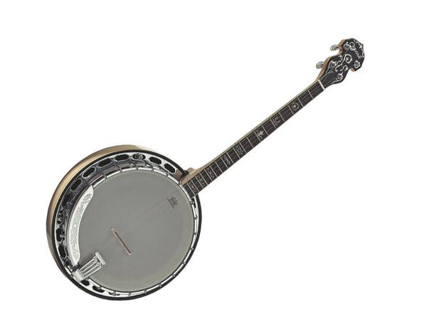 Ozark 2141TN Tenor banjo, natural finish with Hardcase