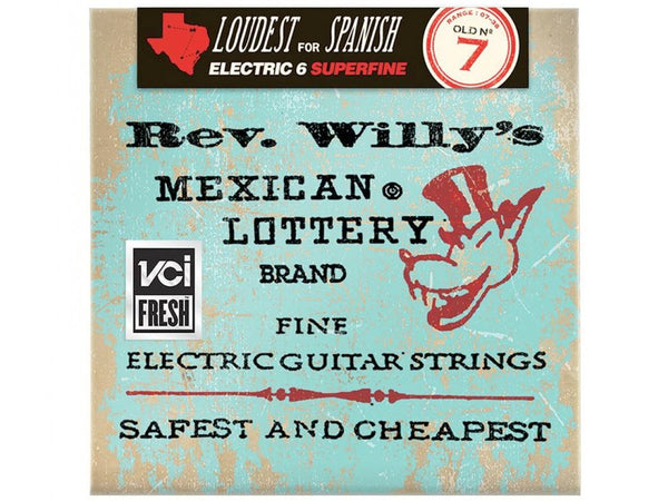 Dunlop Rev. Willy's Mexican Lottery Electric Guitar Strings - Extra Light