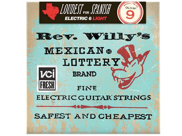 Dunlop Rev. Willy's Mexican Lottery Electric Guitar Strings - Medium/Light