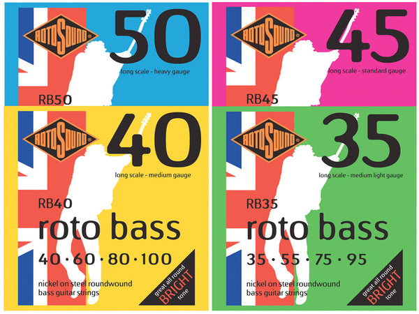 Rotosound Nickel Roundwound Bass Strings