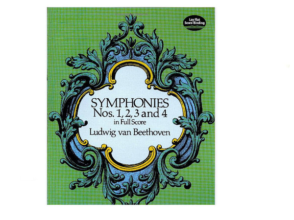 Beethoven Symphonies 1,2,3,and 4 Dover Score