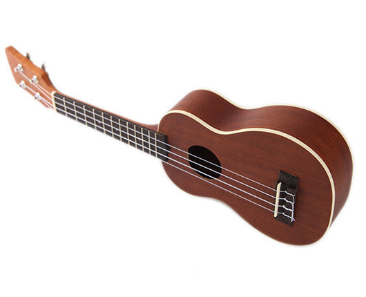 Brunswick Mahogany Finish BU4S Soprano Ukulele - Aquila Strings