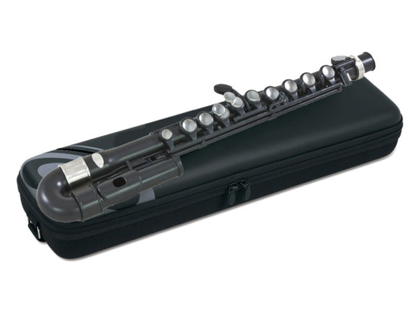 Nuvo Plastic Flute - Black - Curved Head