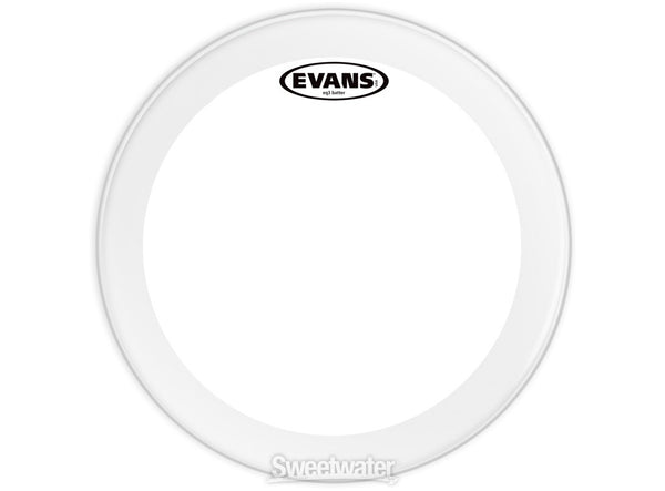 Evans EQ3 Clear double ply Bass Heads