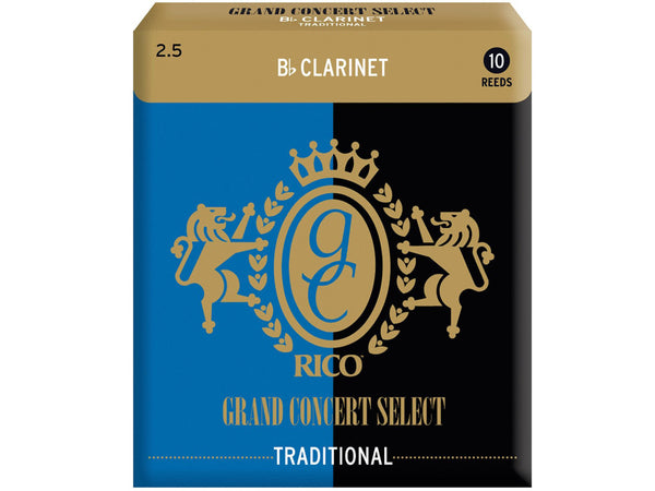 Grand Concert Select Traditional Clarinet Reed 2.5 Single Reed