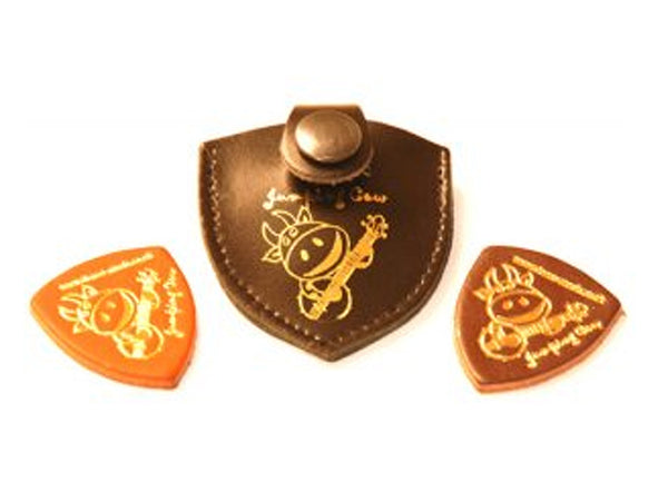 Jumping Cow Leather Ukulele Pick - Gift Pack