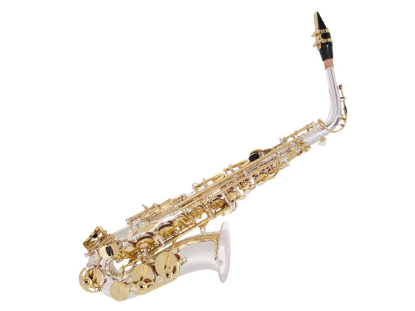 Odyssey OAS700SVR Premiere Silver/Gold Alto Saxophone With Case