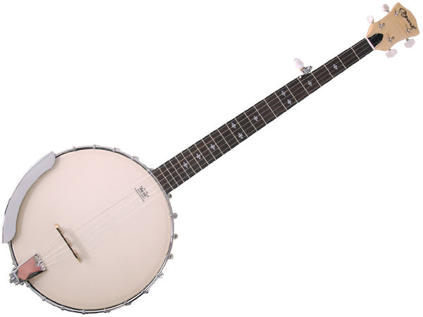 Ozark 2109G California Open Back Banjo with Brass Tone-ring