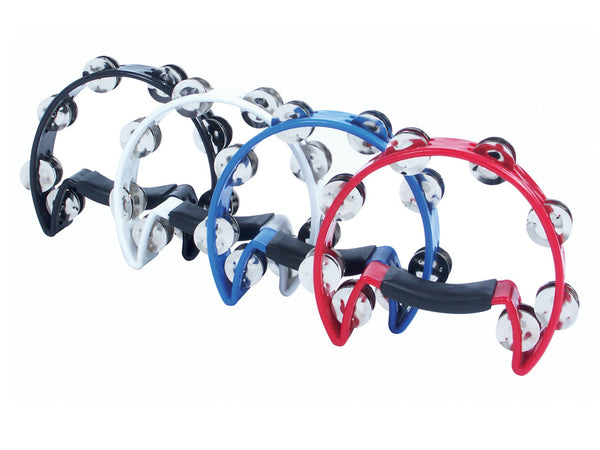 Performance Percussion PP4011 1/2 Moon Tambourine - Various Colours