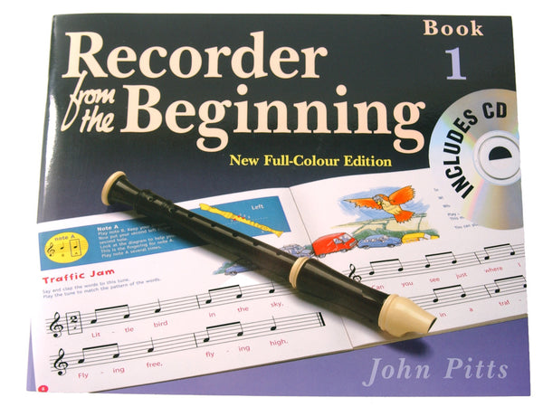 Recorder from the Beginning Book & CD - John Pitts