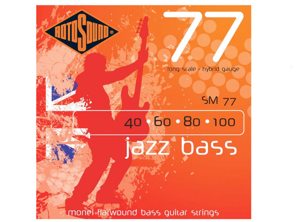 Rotosound SM77 Jazz Bass Guitar Strings 40 -100