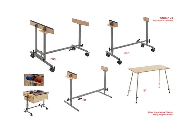 Studio 49 tuned percussion stands