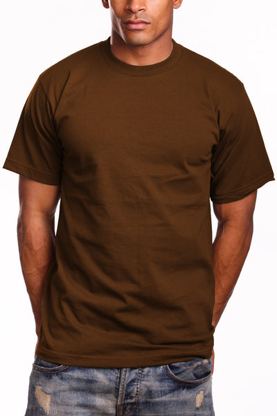 brown t shirt