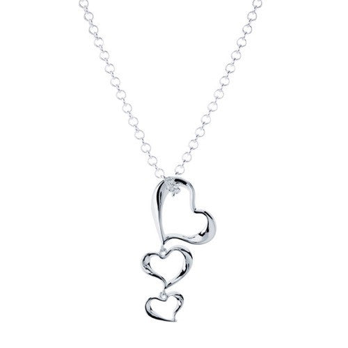 Eternal Triple Heart Pendant
