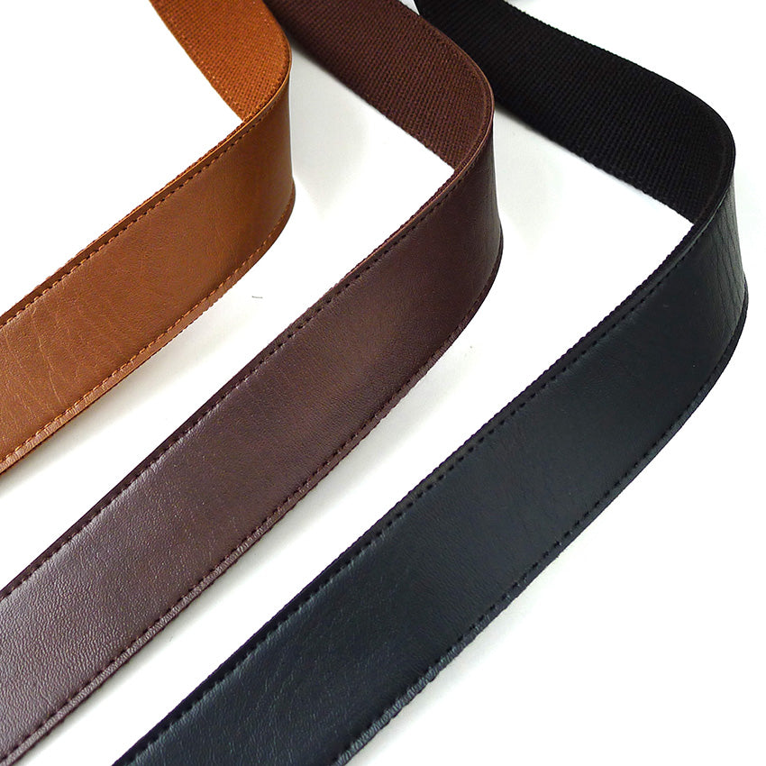 bag strap black leather