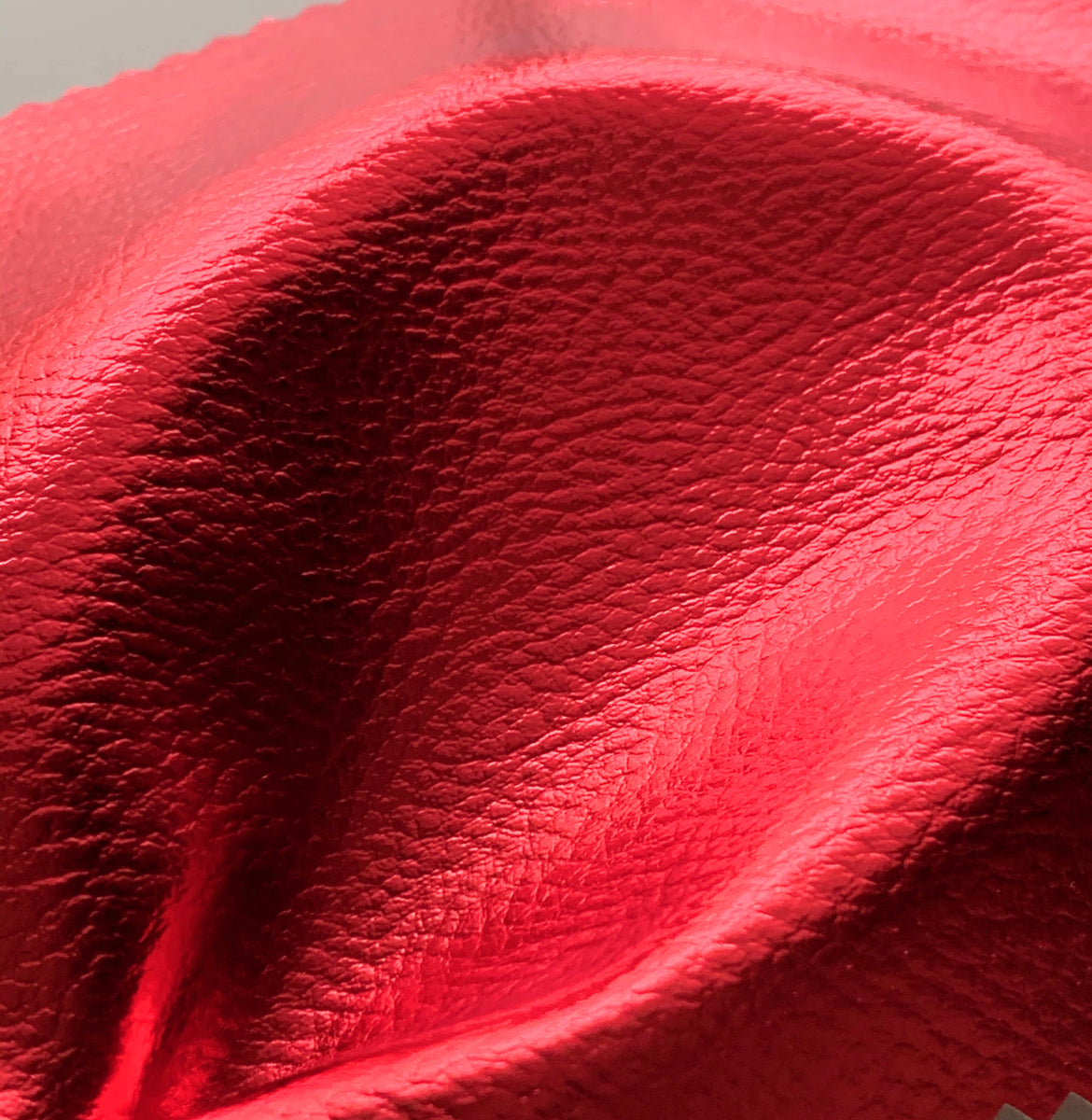 red pleather fabric